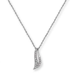 Swarovski Pave Swoop Necklace